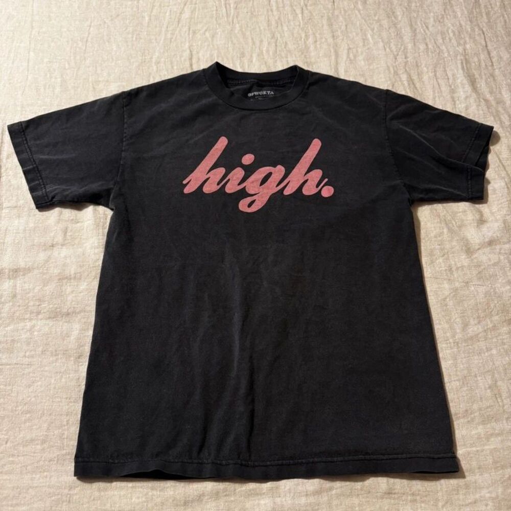 OFWGKta Odd Future High Graphic T-Shirt Men’s Medium Black Pink Streetwear Tee